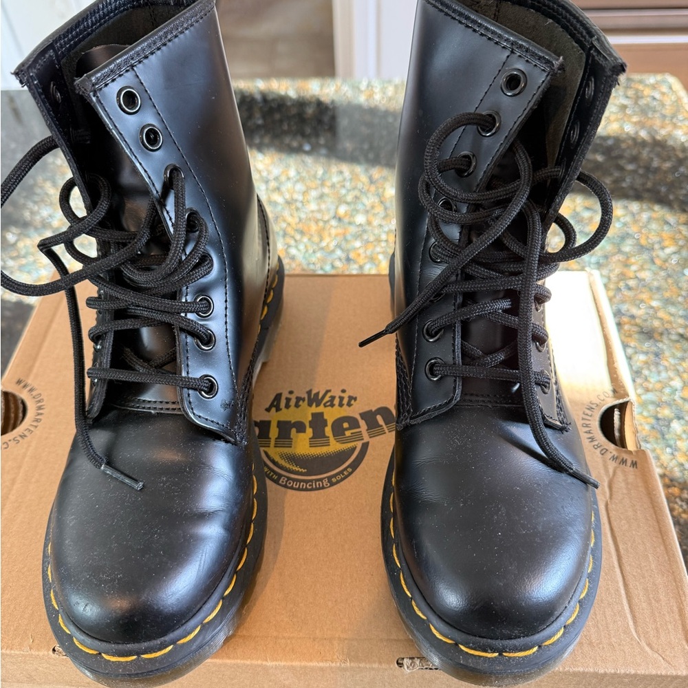 Dr. Martens Black Lace Up Boots